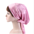 UNIQ Multicolors Silk Satin Long Tail Braids Durags Bonnet for Women